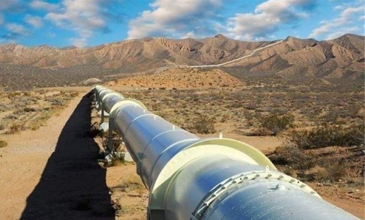 ترمیم پارگی خط لوله نفت بندرعباس-رفسنجان