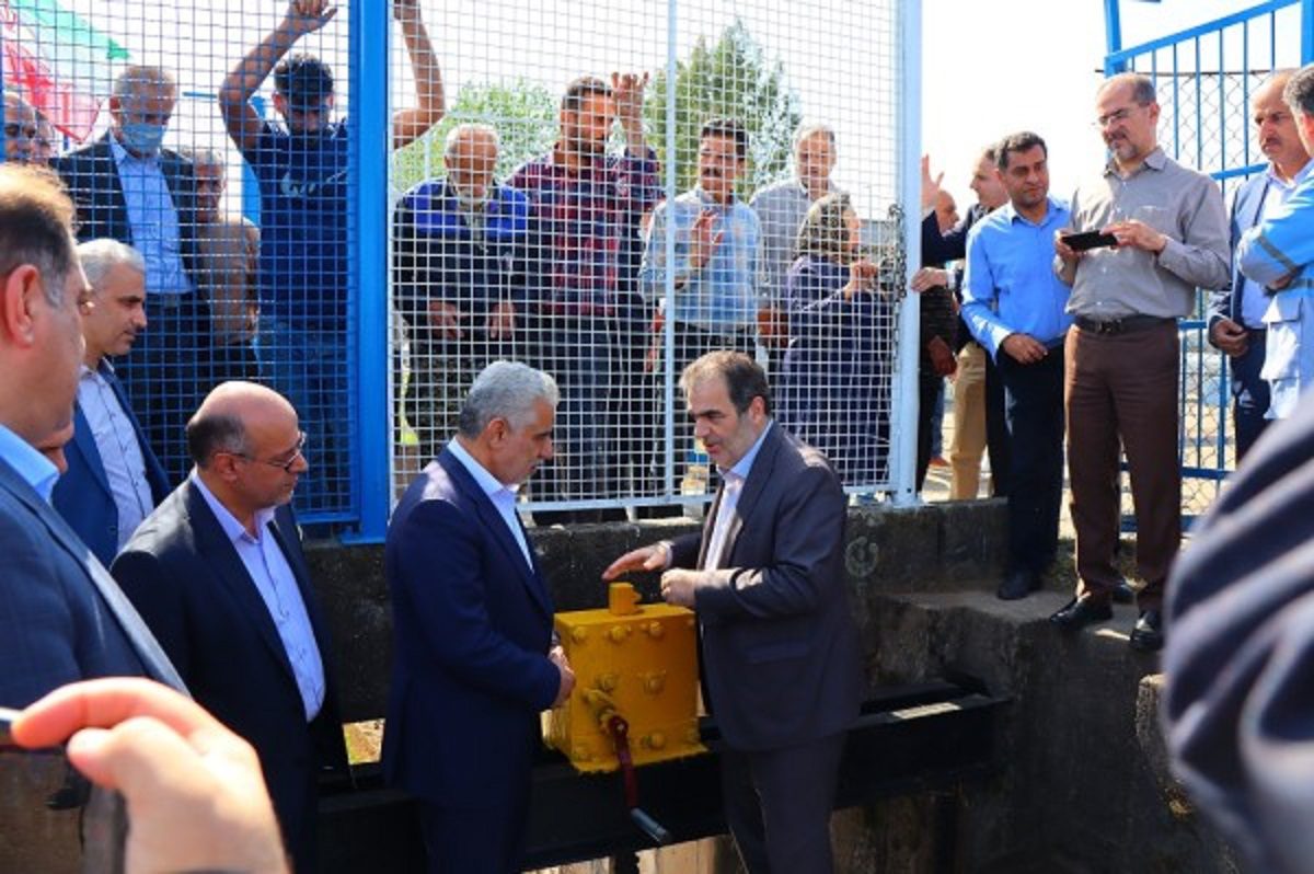 آبگذاری کانالهای آبیاری شبکه سفید رود