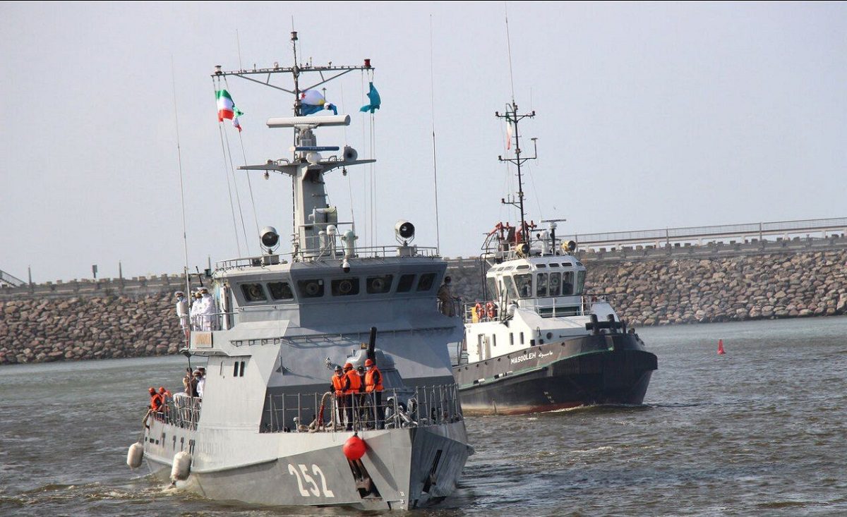 پهلو گیری کشتی روسی در نوشهر