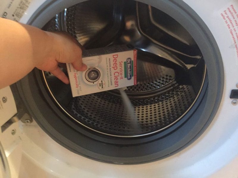 تمیز کردن ماشین لباسشویی