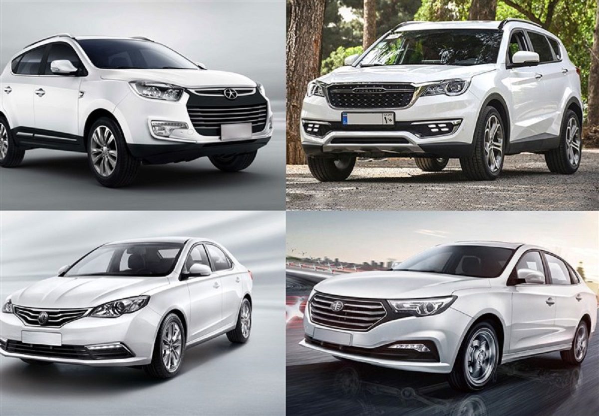 بازار خودرو های چینی در ایران