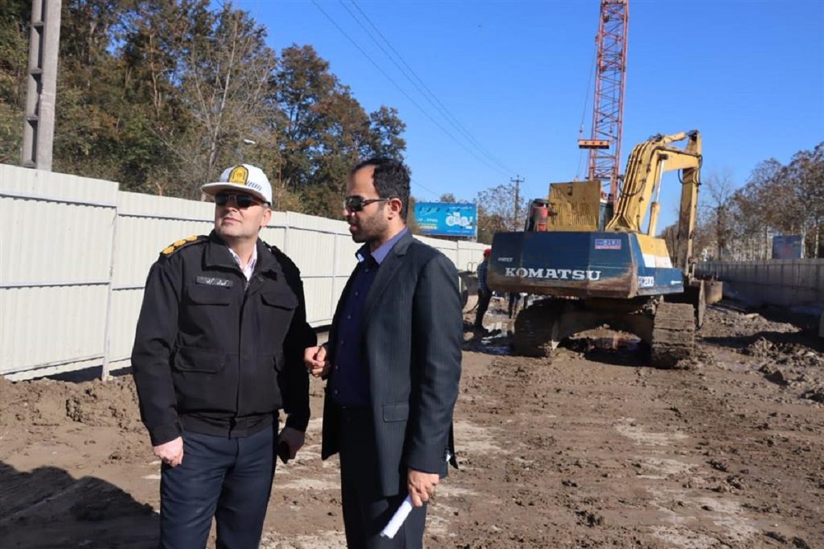 بازدید شهردار رشت از پروژه های شهری