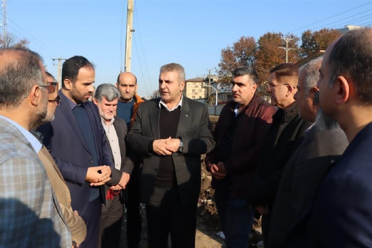 عملیات اجرایی تقاطع غیر همسطح حمیدیان