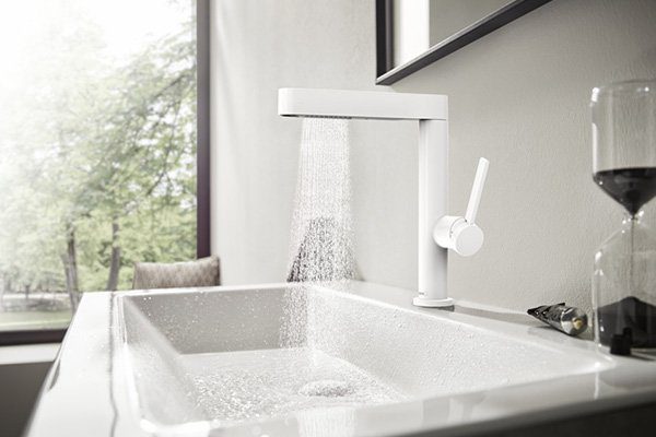 شیر روشویی فلت سفید