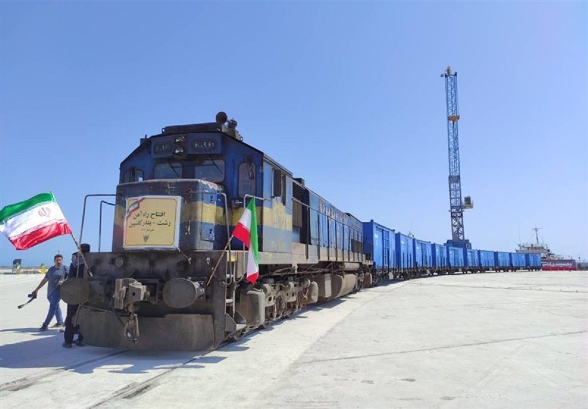 افتتاح راه آهن رشت - کاسپین