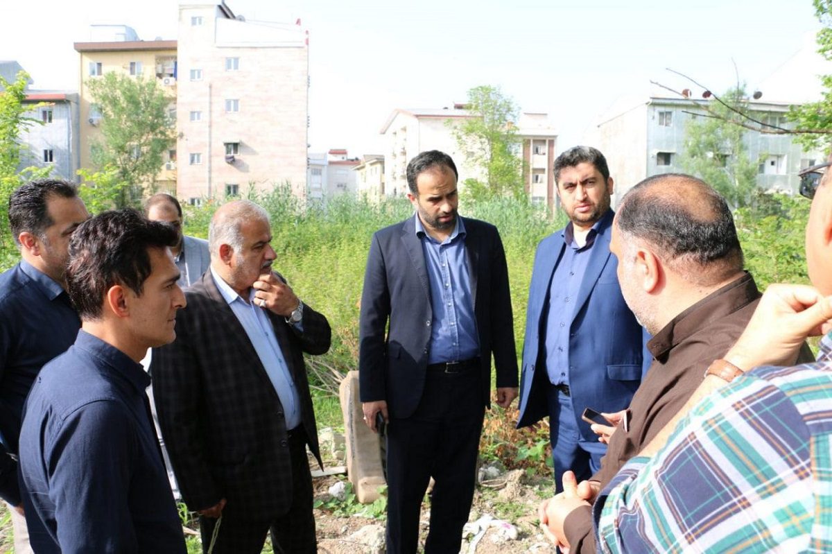 احداث پارک در محدوده شهرک آزادگان