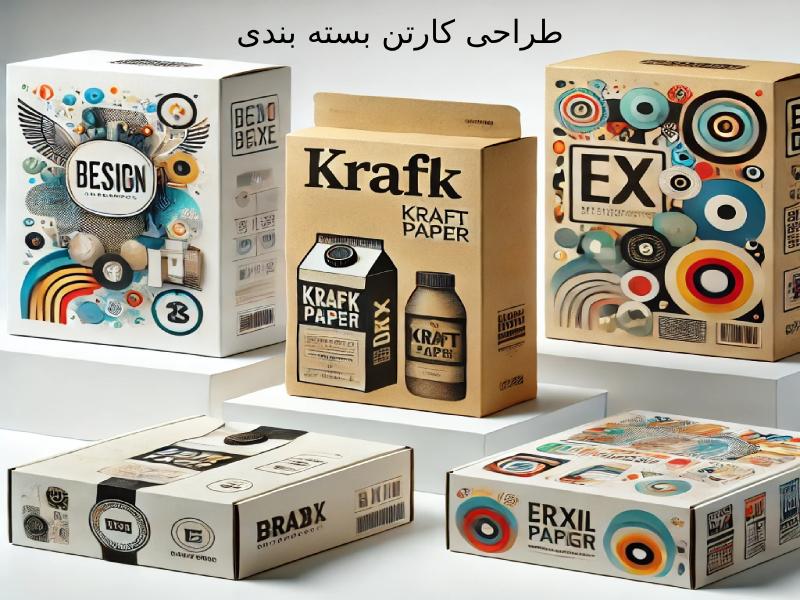 طراحی کارتن بسته بندی