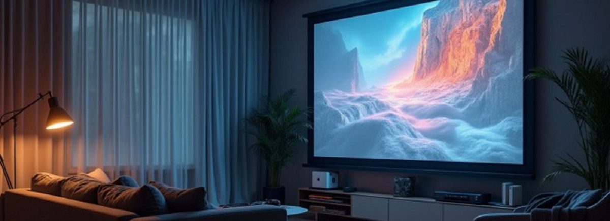 خرید پرده نمایش خانگی
