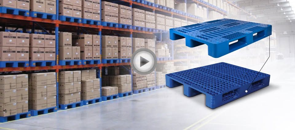 پالت پلاستیکی قفسه