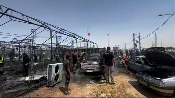 آتش سوزی دو موکب