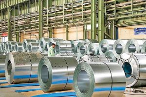 توقف صادرات ورق های فولادی