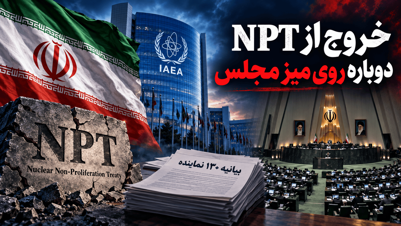 خروج از NPT دوباره روی میز مجلس