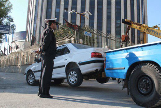 وضعیت خودرو های رها شده مهران
