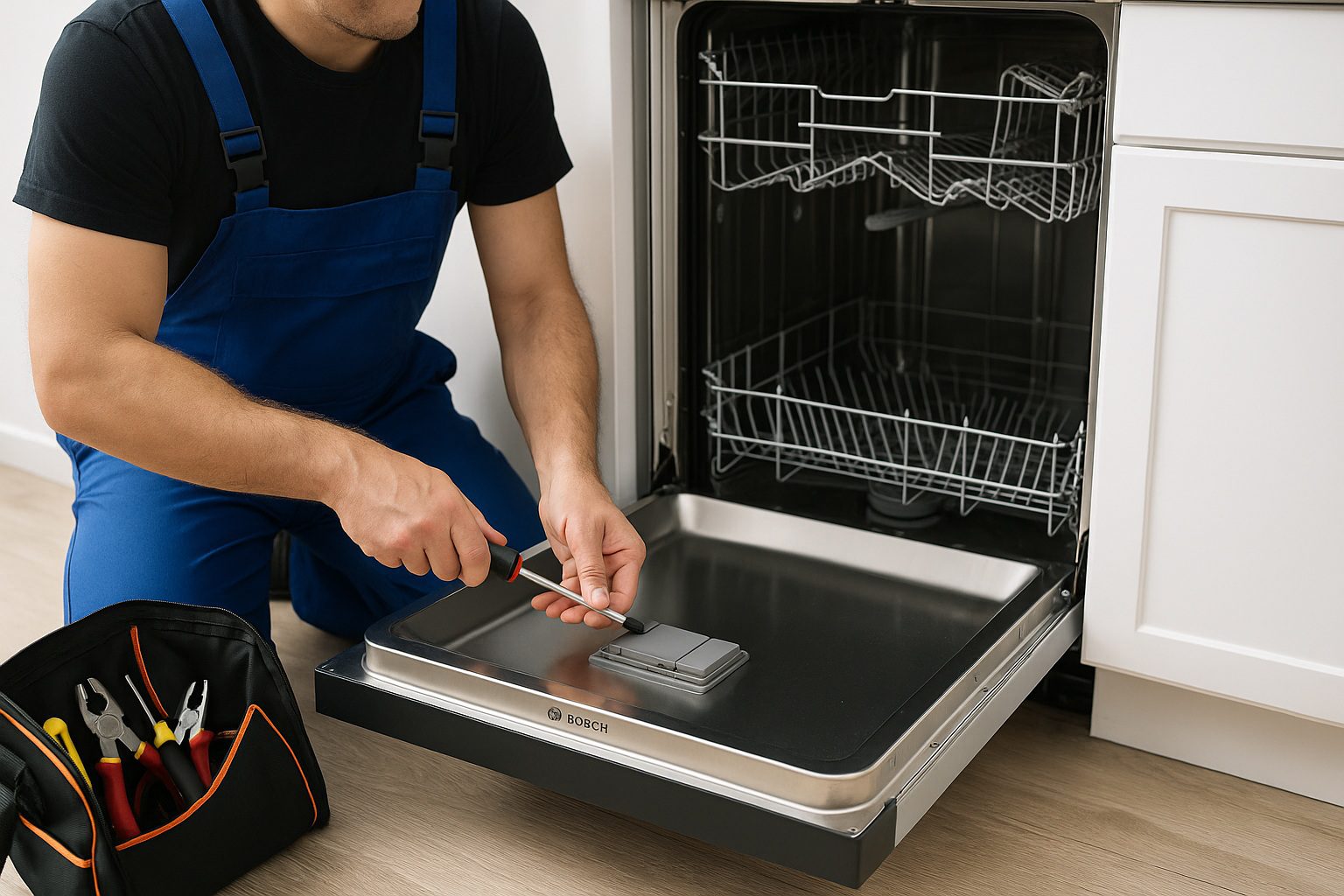 ایرادات ظرفشویی بوش