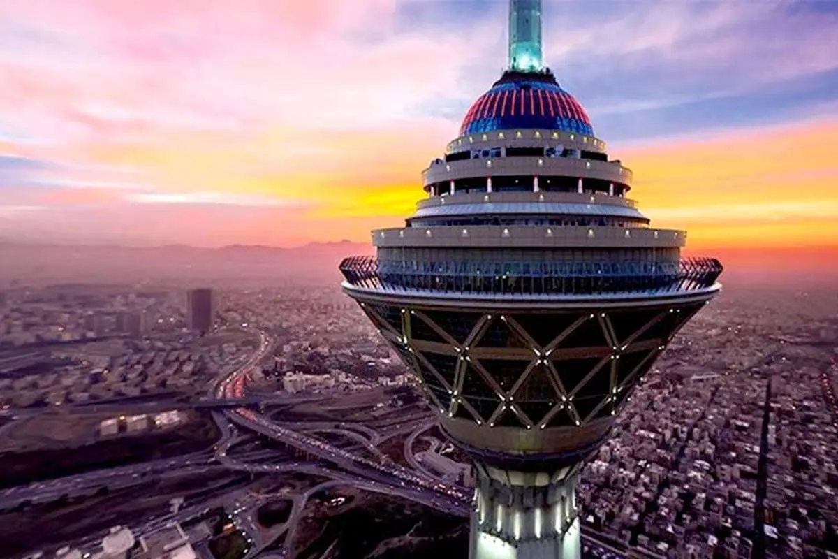 روشنایی برج میلاد