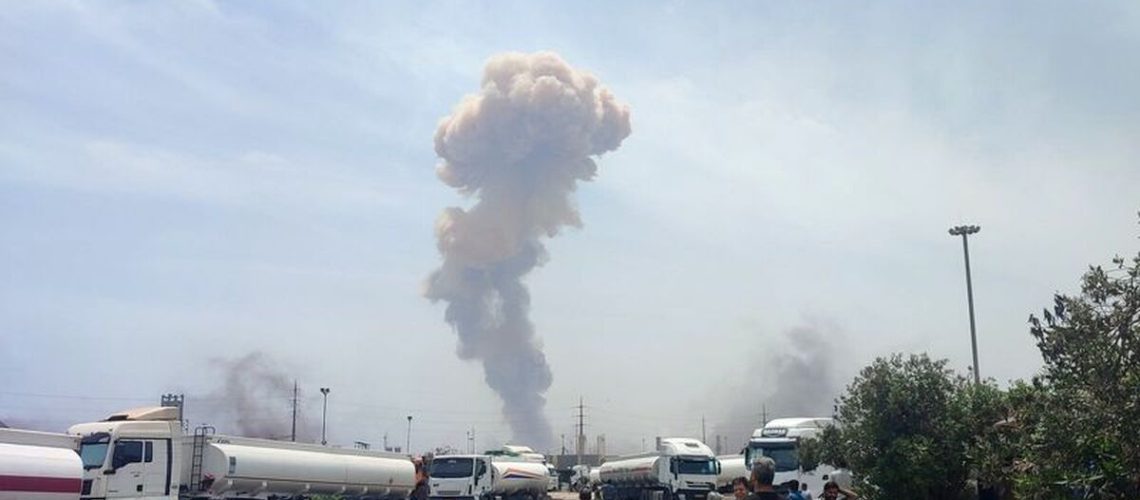 انفجار در گمرک بندرعباس