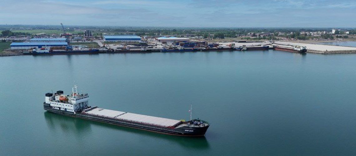 موقعیت بندر کاسپین