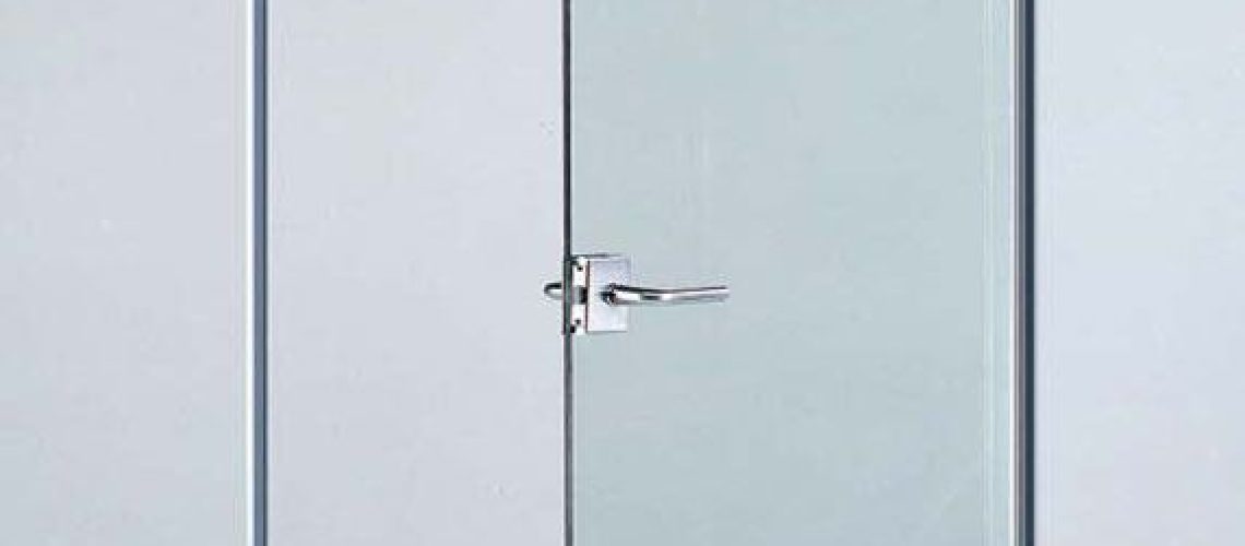 درب فریم لس شیشه ای