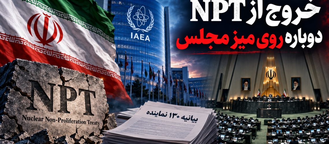 خروج از NPT دوباره روی میز مجلس