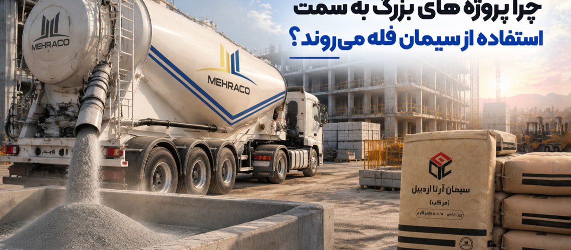 چرا پروژه‌های بزرگ به سمت استفاده از سیمان فله می‌روند؟