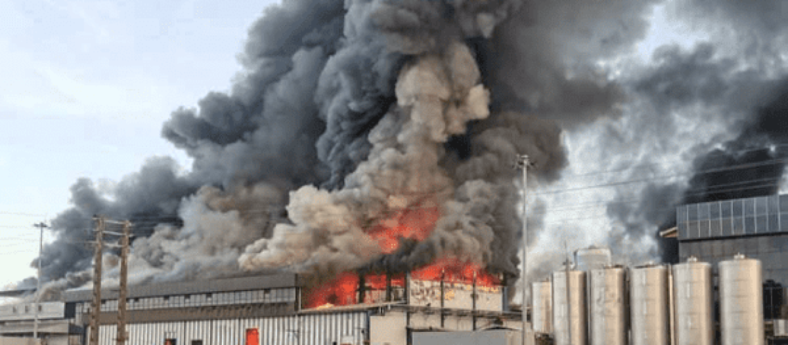 آتش‌ سوزی شرکت کاله