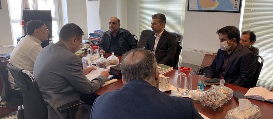 جلسه فرهادی با معاون شرکت توسعه زیرساخت حمل و نقل کشور