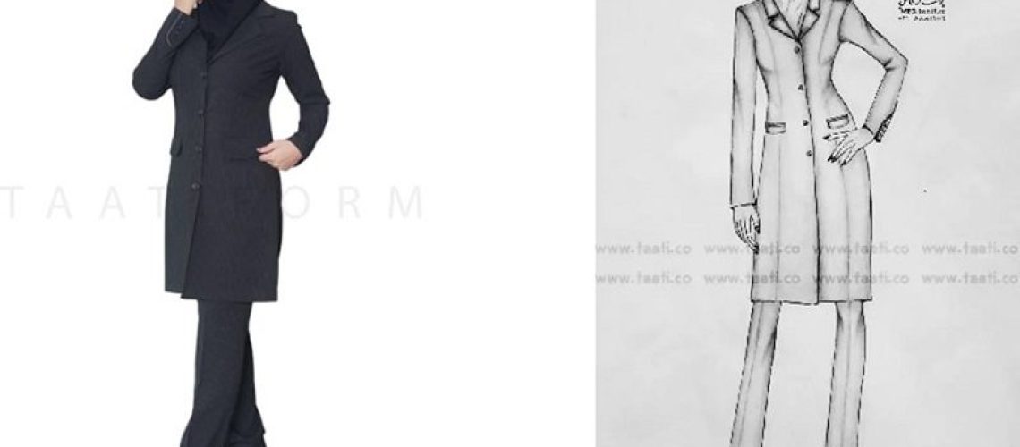 مانتو شلوار اداری