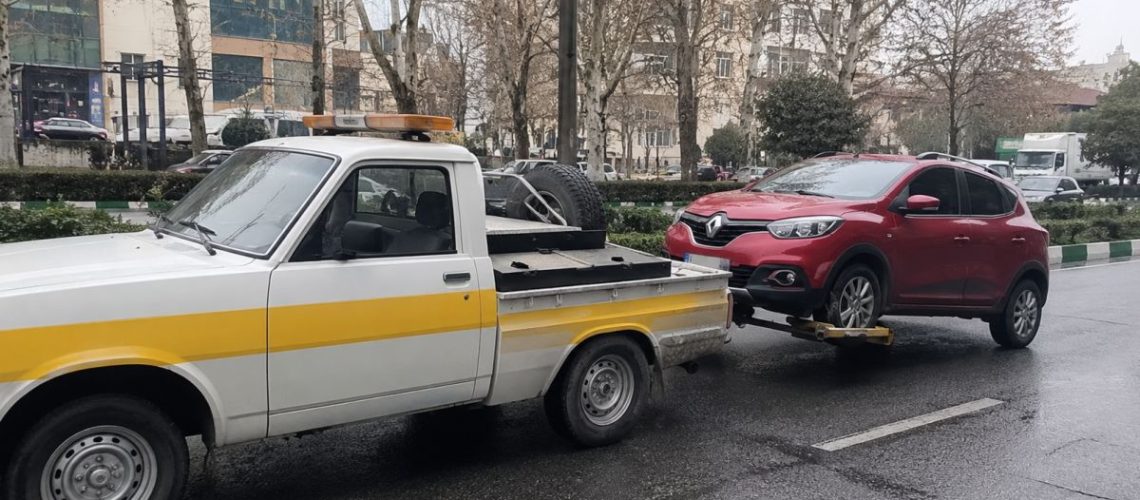 یدک کش خودرو تهران