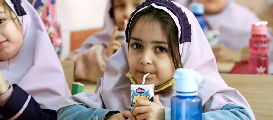 برای شیر مدارس چقدر اعتبار کنار گذاشته شد؟